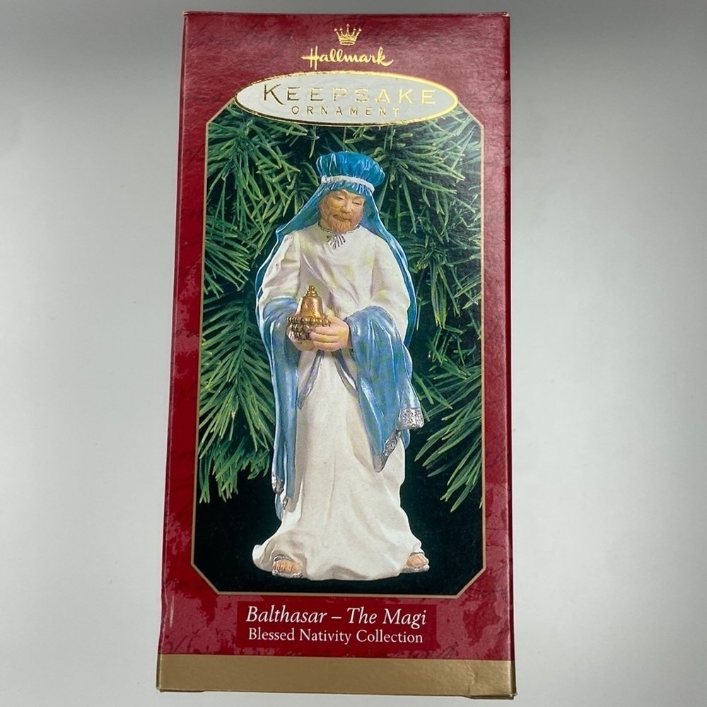 Hallmark Keepsake Balthasar The Magi Blesses Nativity Collection Ornament 1999
